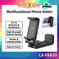 Moxom LX-VS830 Multifunctional Portable Desktop & Dashboard Phone Holder Moxom Holder Phone Stand