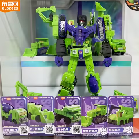 Genuine Blokees Transformers Defender Vol 5 6 Collectible Blind Box Beast War Combination Armored To