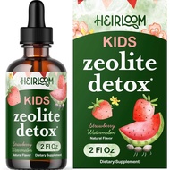 Zeolite Detox for Kids, Gentle Daily Cleanse with Clinoptilolite Zeolite, Methyl B12, Vitamins C & D