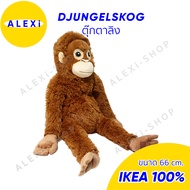 IKEA - DJUNGELSKOG ตุ๊กตาลิง ตุ๊กตาอิเกีย ตุ๊กตาน่ารัก กอดอุ่น นุ่มนิ่ม ขนาด 66 ซม. สีน้ำตาล อิเกีย 