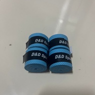 [4 In Group] Badminton Racket Grip Belt Cloth High C/P Value Cheap Blue Sweat-Absorbent Dry Non-Stic