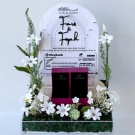 PLATE MAS KAHWIN ARCH HANTARAN MOCKUP CHEQUE Plate mas kahwin ijab qabul deco mahar hantaran plate n