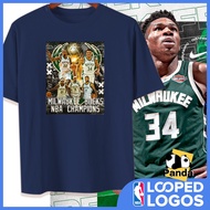 Milwaukee Bucks Giannis Antetokounmpo Shirt NBA championship T Shirt 34 Shirt γs-5xlγ
