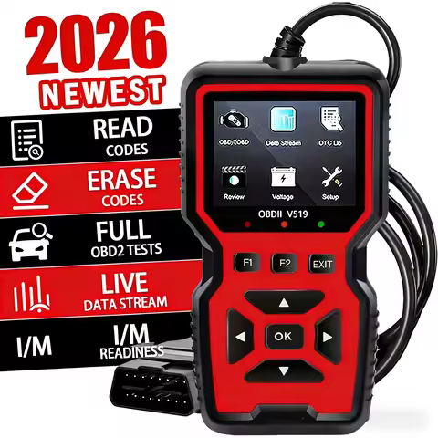 2026 V519 Professional Obd2 Scanner - Usb-Powered Automotive Diagnostic Tool with Real-Time Data Str