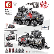 sembo Block 107007 Wandering Earth Series CN171 Large Personnel Carrier Building Blocks 1925+PCS