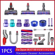 สำหรับ Dyson V6 V7 V8 V10 V12 V11 V15เครื่องดูดฝุ่นแบบมือจับอุปกรณ์เสริมอะไหล่เปลี่ยนหัวแปรงลูกกลิ้งตัวกรอง HEPA ซักได้