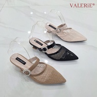 Valerie 3cm mesh mules heels 36-40 V311-F7