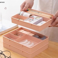 ooo Stackable Multi-cell Desk Drawer Organizer Tray for Household Office Home uuu