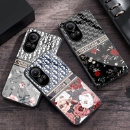 [G50]Glass Softcase Oppo A78 RENO 8T 5G 7 4G A16K A16E RENO 7z 5G RENO 7 5G A76 A96 A54 A15 A16 A12 
