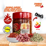 Sambal Garing Kruk Kruk Ateen (Extra Pedas) (100g) by Ateen Kitchen