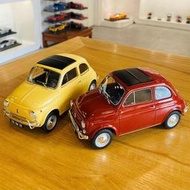 汽車模型 車模NOREV 1:18 1968  菲亞特 Fiat 500 L老爺車合金汽車模型車模收藏