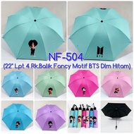 NAGOYA NF-504 BTS Folding Umbrella in Black / NF504 BTS Folding Umbrella