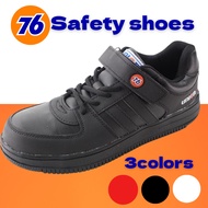 76 Lubricants Union steel toe Safety Shoes Sneakers 76Union Kasut keselamatan Safety motosikal boots