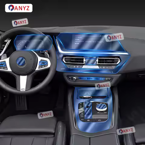 For BMW G29 Z4 25i M40i 2019-20 Car Interior Center console Transparent TPU Protective film Anti-scr