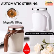 400ml Automatic Stirring Mug Rechargeable Automatic Magnetic Coffee Mug 304 Stainless Steel Mugs