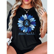Women s Casual Letter Print T Shirt Soft Comfortable Round Neck Short Sleeve Tee with Flannels Pumpk