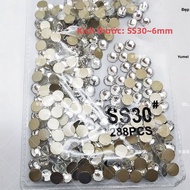 Ultra-shiny Swarovski Crystal Glass Flat Bottom Drill White Austrian Diamond Nail Art Decorations Sm