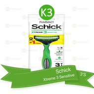 Schick Xtreme 3 Sensitive Disposible Shaver (3'S)