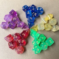 Classical style DND Dice Set Polyhedral Table Game Dice for Dungeons and Dragons Role-Playing TRPG D