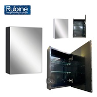 RUBINE 1 Door 32cm Stainless Steel Mirror Cabinet Pearl Black/ Pear White RMC-1033D10 BK / RMC-1033D