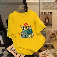 T-shirt "Independence" - Women's Red Flag Yellow Star T-shirt - LOZA G0304