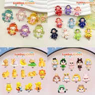 (O) Jibbitz Import Nailong Space Molly - Cute Baim Capybara Sandal Charm Panda Skull Jibbitz Pin/