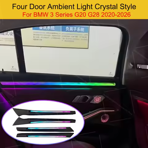 Four Door Ambient Light For BMW 3 Series G20 G28 Crystal Style 2020-2026 Decorative Lights