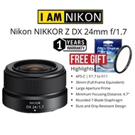 NIKON NIKKOR Z DX 24MM F/1.7 LENS (1 YEARS WARRANTY) APSC NIKON Z MOUNT LENS 24MM F/1.7 PRIME LENS P