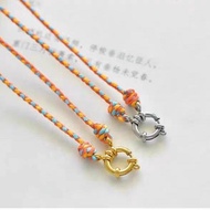 T Thailand Amulet Chain Handmade Cotton Rope Amulet Rope Steering Wheel Universal Buckle Single Hang
