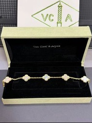 Van Cleef & Arpels 梵克雅寶 四葉草 手鍊 完整禮盒