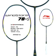 LI-NING ไม้แบดมินตัน รุ่น WINDSTORM 78S แถมซอง+พันด้าม+เอ็น พร้อมขึ้น ฟรี