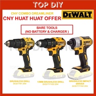 Dewalt DCF787D2-B1+ DCD7781D2-B1 + DCD7771D2 CORDLESS BRUSHLESS IMPACT HAMMER DRILL IMPACT DRIVER 18