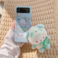 Pochacco My Melody Samsung Z Flip 3 4 Phone Case 三星 Flip 3 4 手機殼 $95包埋順豐郵費⚠️🤩