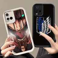 Q-20 Attack on Titan Black white Case for VIVO Y33t Y02t Y02a Y21e Y21a Y21 Y33s Y21s Y02