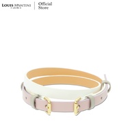 Louis Montini (Lavish Blooms) เข็มขัดผู้หญิง เข็มขัดหนังวัวแท้ MGW315