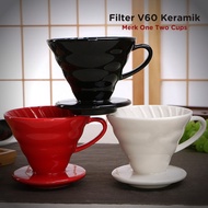 V60 Coffee Filter Reusable Dripper Ceramic Coffee Filter