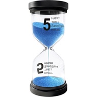 5 Minute Sand Timer, Plastic Hourglass Hour Glass Timer, Acrylic Unbreakable Sand Clock, Small Sand 