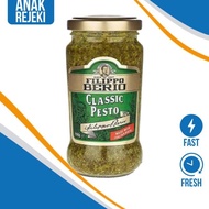 Filippo Berio Classic Pesto 190gr/Spagheti Pesto Basil Pasta Sauce
