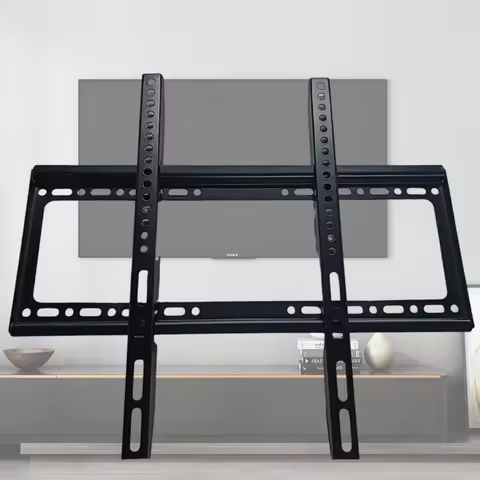 26-63inch TV Mount Monitor Holder Universal Low Profile Flat TV Wall Mount Adjustable TV Stand with 
