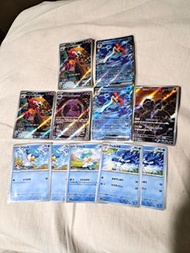 現貨日版朱紫AR SV1A 閃卡 pokemon card mirror 熾燙鱷 夢妖魔 肯泰羅 呆火鱷 潤水鴨 狂歡浪舞鴨Crocalor Misdreavus Tauros Quaxly shin