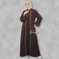 Jumbo Embroidered Medina Abaya L XL XXL 3XL 4XL Fits Up to 120Kg Best Seller LD1 100CM-140CM