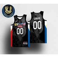 PILIPINAS BLACK JERSEY Customized Name & Number Jersey Full Sublimated Basketball Jersey