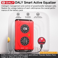 Daly Li-ion lifepo4 อุปกรณ์เสริมแบตเตอรี่ 12V 24v 36V BMS Active Balance 1A Balancer Current 3S 4S 6