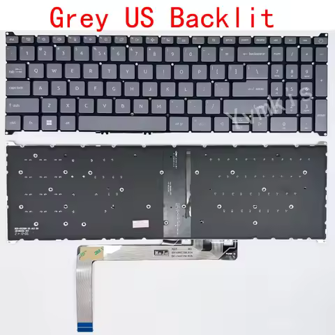 Russian/US Backlit Keyboard for Acer Aspire A317-54 A317-54G A317-55P A517-53 A517-53G A517-58M A517