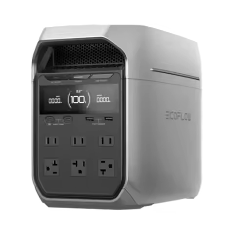 Ecoflow DELTA 3 Plus Series 1800w UPS Portable Power Station Solar Generator Charging Station