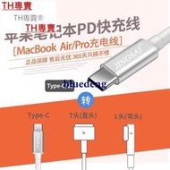 特賣：PD誘騙線type-c轉magsafe2快充60W適用于蘋果筆記型電腦Air充電線macbook電腦pro充電器4