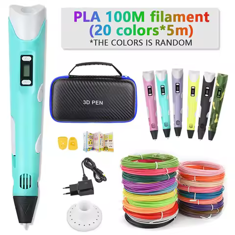 3D Pen 3d Printing Pen DIY Pens PLA Filament Pen Birthday Gift Creative Drawing Toys For Kids Childr