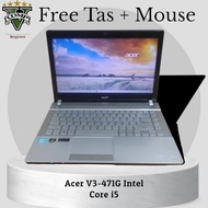 Laptop Acer V3-471G, Core i5, Gen 3th, SSD 256gb, Ram 6gb, VGA Nvidia