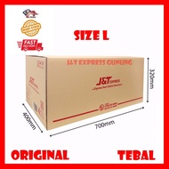Carton Box J&T Express Packaging Box Kotak - L Size / Courier Moving Storage / Original