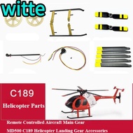 WITTE Remote Controlled Aircraft Parts, Aircraft Accessories DIY C189 Parts Main Gear MD500 C189 Hel